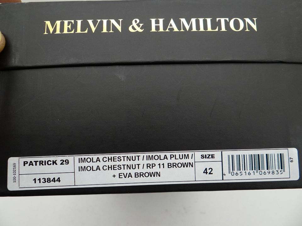 Melvin & Hamilton PATRICK 29 Schnürschuhe Halbschuhe Herren Gr.42 in Hessen  - Stadtallendorf | eBay Kleinanzeigen ist jetzt Kleinanzeigen