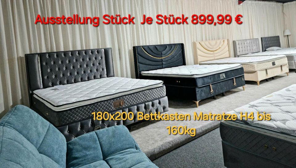 Boxspringbett  180x200 & 160×200 & 140x200  Direk erhältlich  Neu in Oberhausen