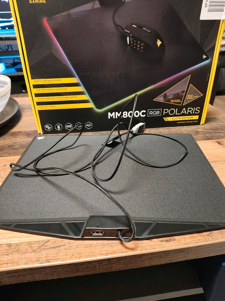 Corsair MM800C RGB Polaris Stoff Edition neuwertig in Erding