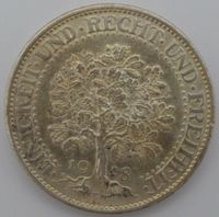 5 Reichsmark Silbermünze, J. 331, Eichbaum 1928 F, St (!) Baden-Württemberg - Tübingen Vorschau