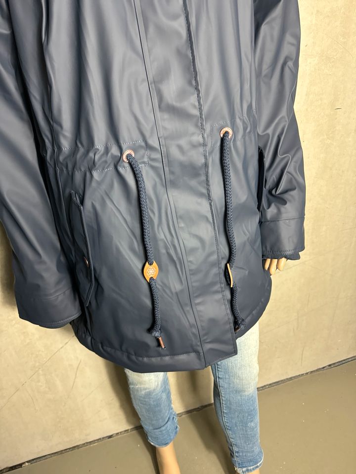 Ragwear vegan Regenmantel parka navy neu Gr 48 in Erlabrunn