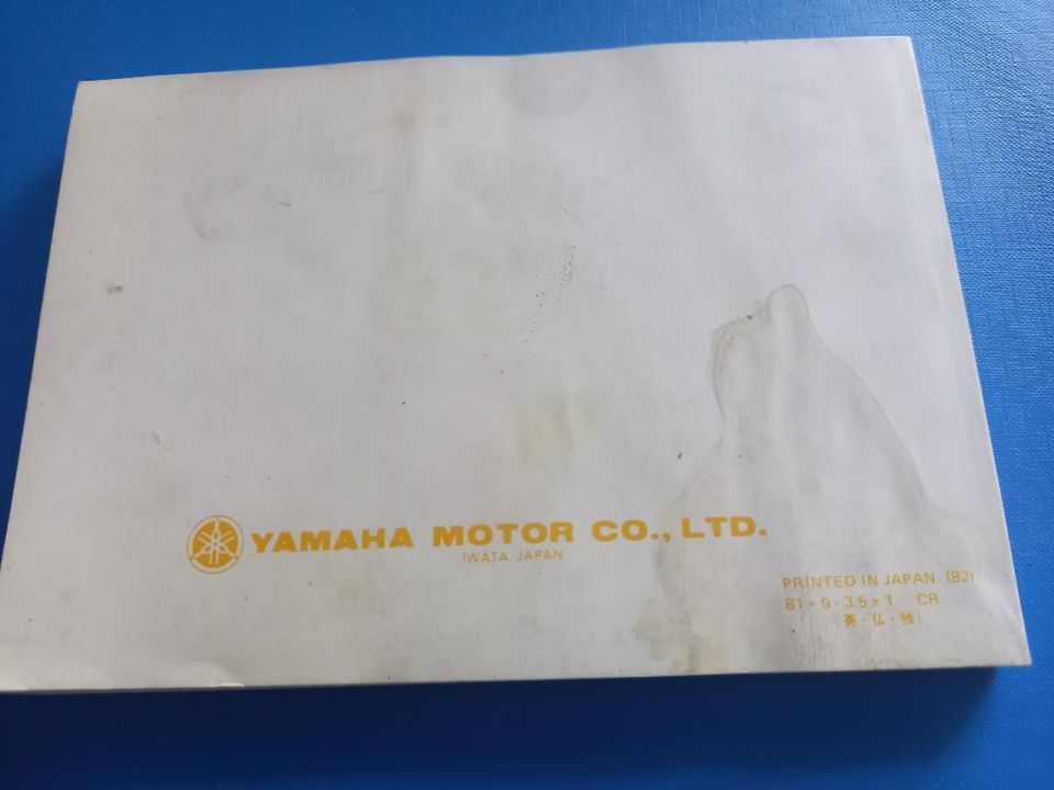 Betriebsanleitung / Handbuch / Owner´s Manual Yamaha SR 500 in Ratingen