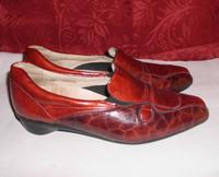 VITAFORM Schuhe Ballerina Sneaker Gr. 39 Leder Weite H weinrot Brandenburg - Jüterbog Vorschau