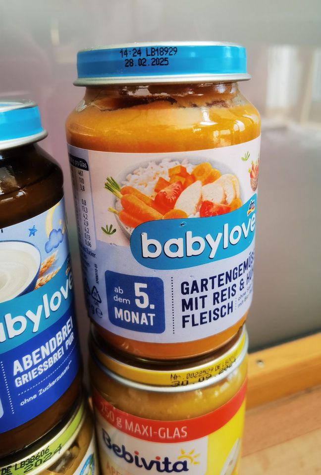 Babynahrung Babybrei  Gläschen Hipp, Hölle, Bio Babylove,Babyvita in Taufkirchen Vils