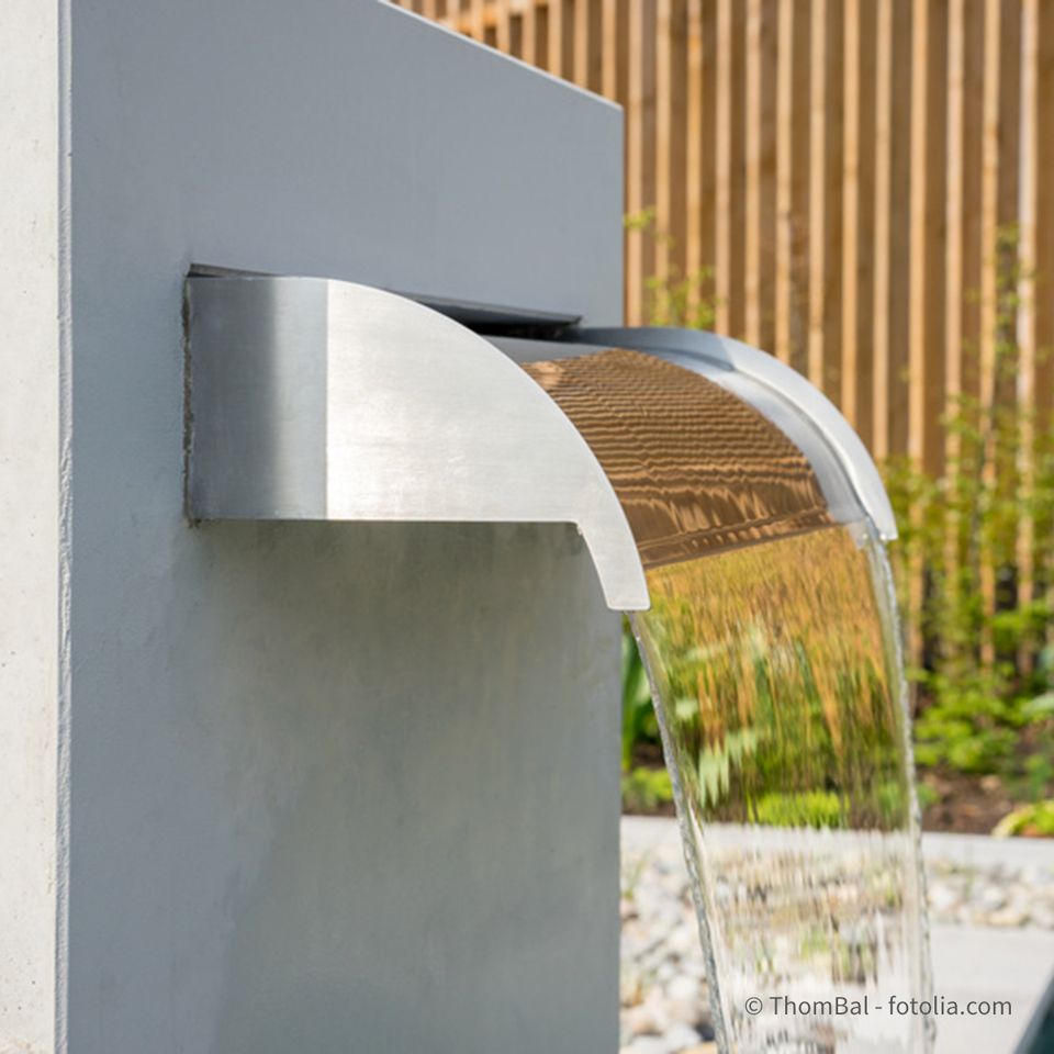 Brunnen Wasserspiel Wasserauslauf Wasserlauf Garten Indoor in Burgwald