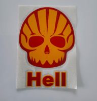 Hell Sticker Aufkleber Skull Kreis Pinneberg - Seester Vorschau