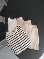 Pullover Set 38/40 M ASOS h&M Feinstrick gestreift beige weiß Niedersachsen - Bassum Vorschau