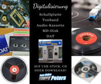 Tonbänder, Musik-Kassetten, Schallplatten, Mini-Disc, DAT auf CD! Rheinland-Pfalz - Boppard Vorschau