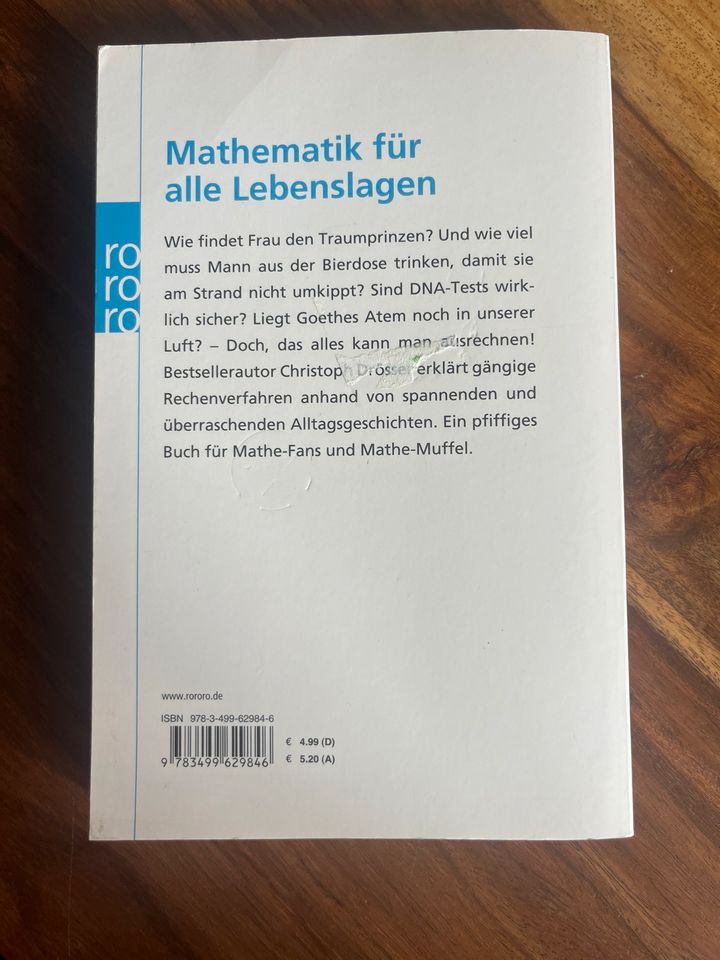 Der Mathematikverführer, Christoph Drösser in Augsburg