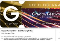 2x Greator Festival Gold Oberrang inkl Übersetzung Nürnberg (Mittelfr) - Nordstadt Vorschau