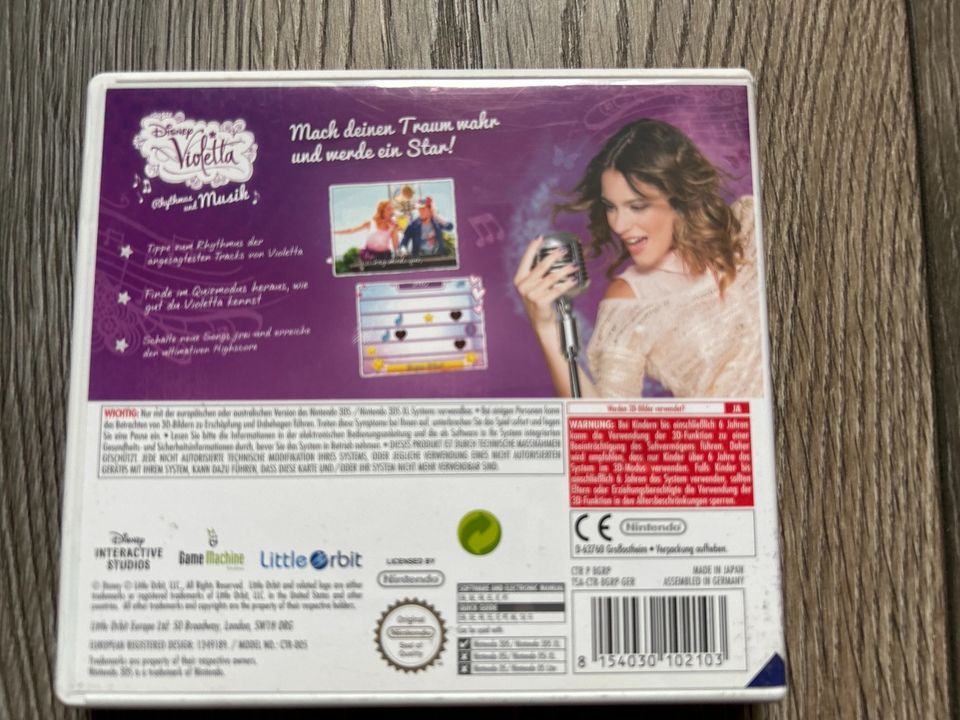 Nintendo 3DS Spiel Violetta Rhytmus und Musik in Hamm (Sieg)