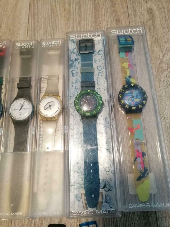 17 Swatch Uhren Sammlung aus Nachlass in Bielefeld