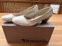Tamaris Pumps Gr. 39 beige Leder Bayern - Inchenhofen Vorschau