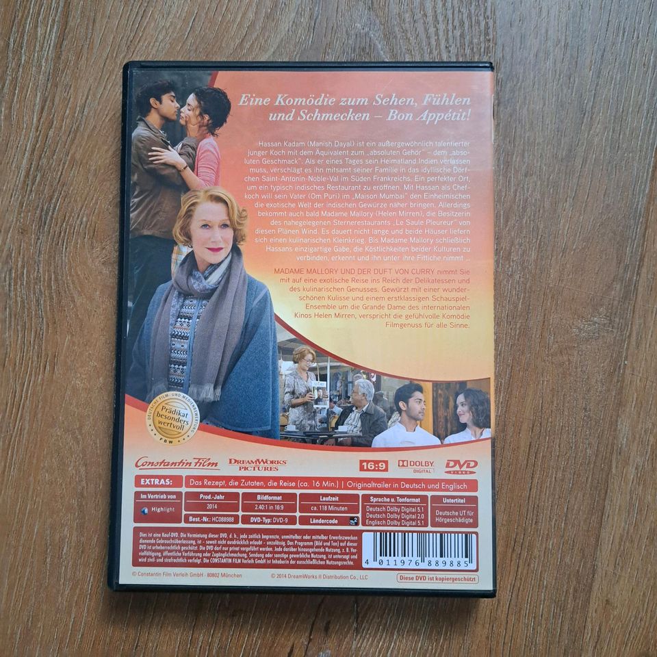 DVD Madame Mallory und der Duft von Curry in Stralendorf