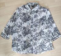 Knopfbluse, "Bexleys", Größe: 50, 3/4 Ärmel, silber/glitzer Niedersachsen - Salzgitter Vorschau