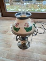 Lampe Schmiedeeisen mit Keramik Schirm Hessen - Lich Vorschau