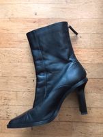 Stiefeletten Stiefel Leder zara schwarz Größe 40 Mecklenburg-Vorpommern - Greifswald Vorschau