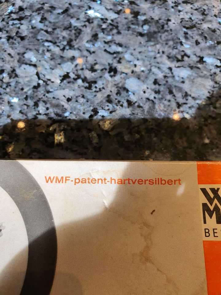 6 Stück WMF Patent Versilberte Kuchengabeln in Nußloch