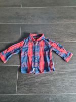 Tommy Hilfiger Hemd Karo Gr. 74 rot blau Nordrhein-Westfalen - Langenfeld Vorschau