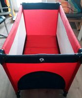 Kinderreisebett  Babyspielbett rot blau top Zustand Hessen - Bad Sooden-Allendorf Vorschau