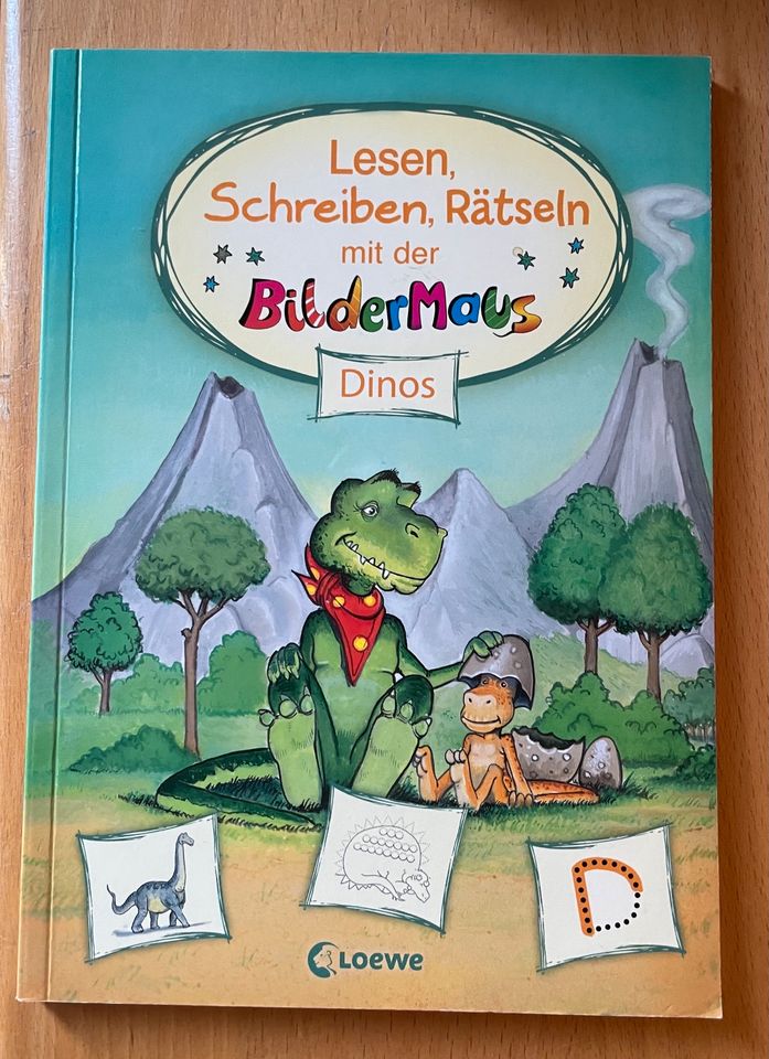 Buch: Lesen, Schreiben, Rätseln mit der Bildermaus: Dinos. in Heidelberg