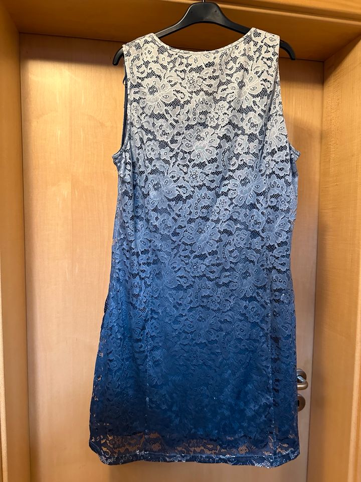 Liberty Kleid Spitze Blau Farbverlauf 42 NEU in Minden