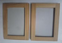 2 kleine Bilderrahmen - Bildhalter - Fotohalter - Holz - Glas Niedersachsen - Zeven Vorschau