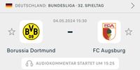 SUCHE 2 Tickets BVB - Augsburg Nordrhein-Westfalen - Herne Vorschau