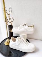 Guess Sneaker,weiß-gold Nordrhein-Westfalen - Bünde Vorschau