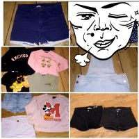 11 Tlg Mädchen Paket 152 158 T-Shirt Shorts kurze Hose Pullover Niedersachsen - Leer (Ostfriesland) Vorschau