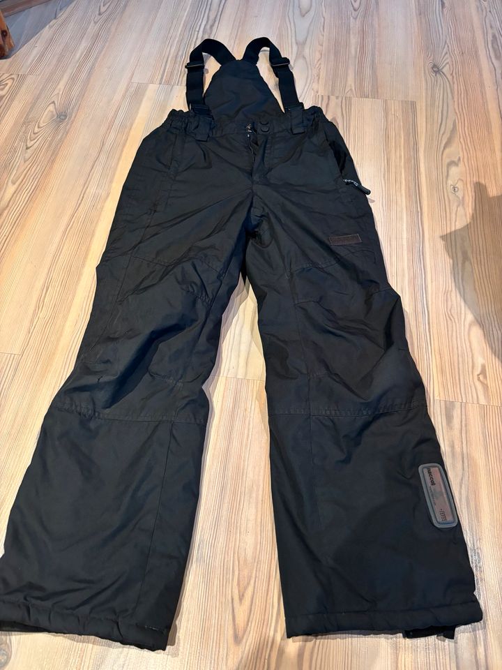 Grinario Sports Skihose schwarz, jungen, unisex, Größe 140 in Billigheim