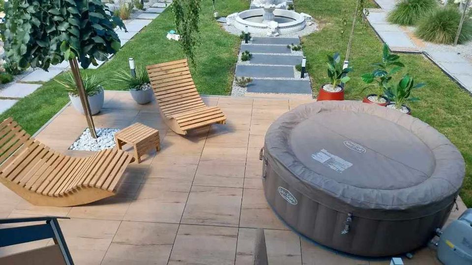 NEUE Schaukelliegen, Garten, Terrasse, SPA Holz Massiv Hersteller in Schweitenkirchen