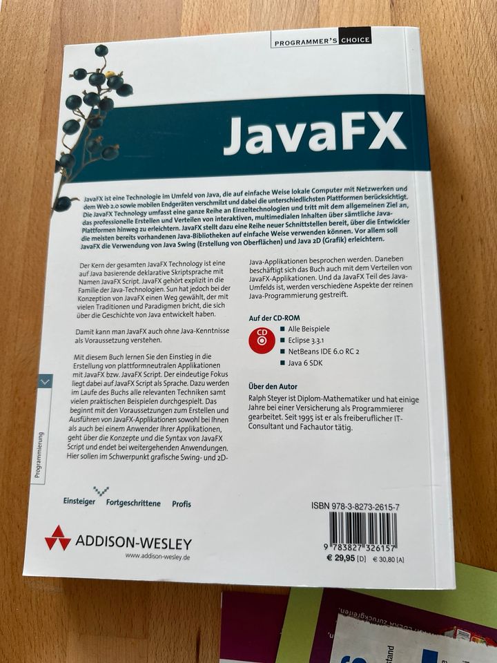 Java FX, Java 6, programmieren, Programmiesprache in Ferch