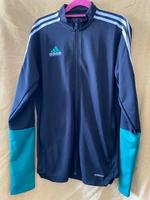 Adidas Jacke Blau  Sweatshirt Größe S kaum getragen, wie neu Hessen - Schwalmstadt Vorschau