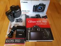 Canon Eos 70D body mit Zubehör +Kamerahanbuch +32GB Speicherkarte Nordrhein-Westfalen - Kalkar Vorschau