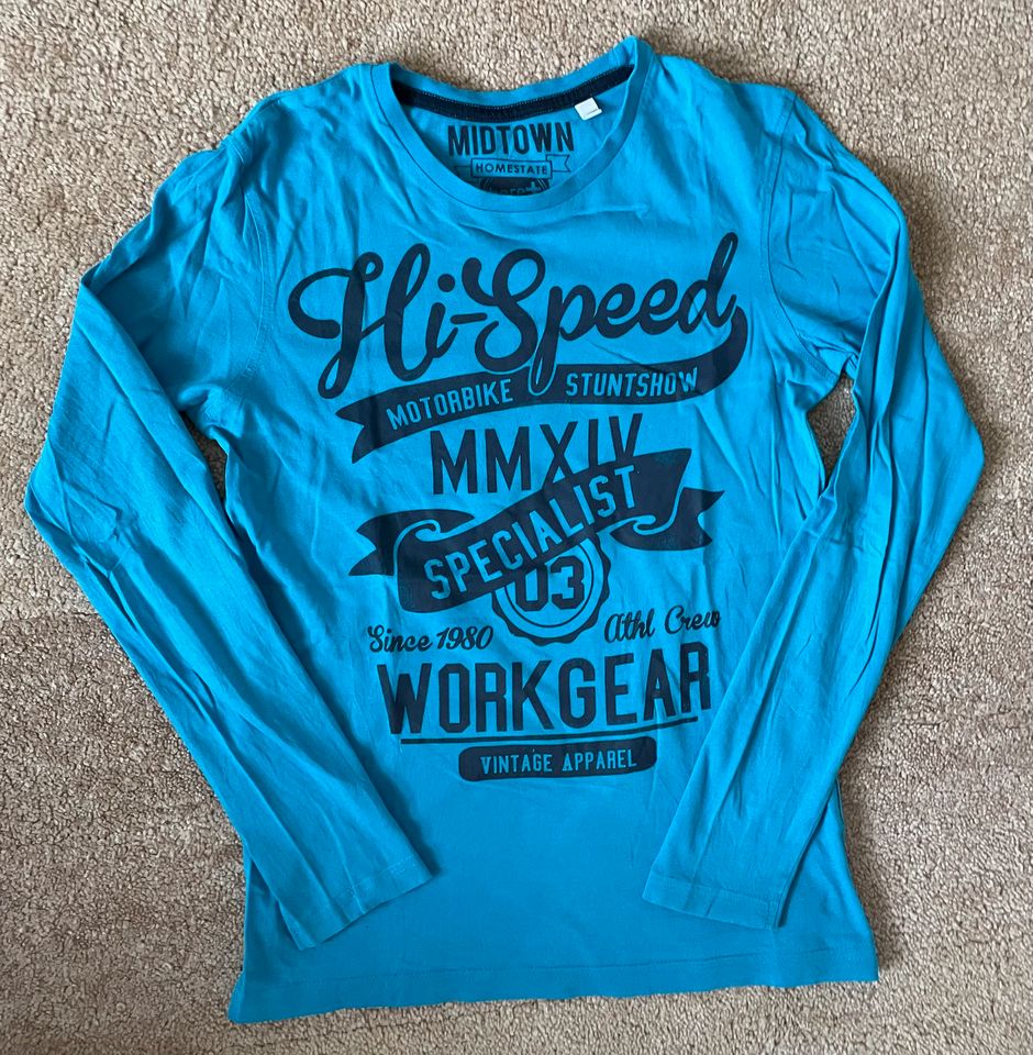 HERE&THERE Langarmshirt, Gr. 146/152, Preis je Shirt in Herten