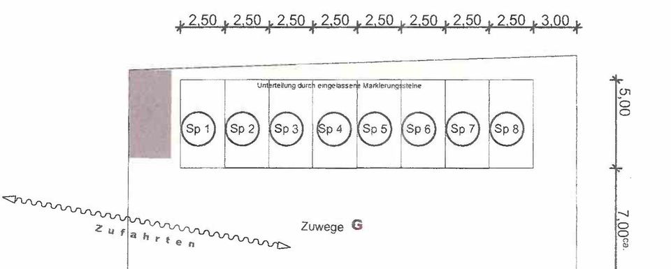 Möglichkeit zur Schaffung von 8 Außenstellplätzen in gut angebundener Lage von Höchstadt a. d. Aisch in Höchstadt