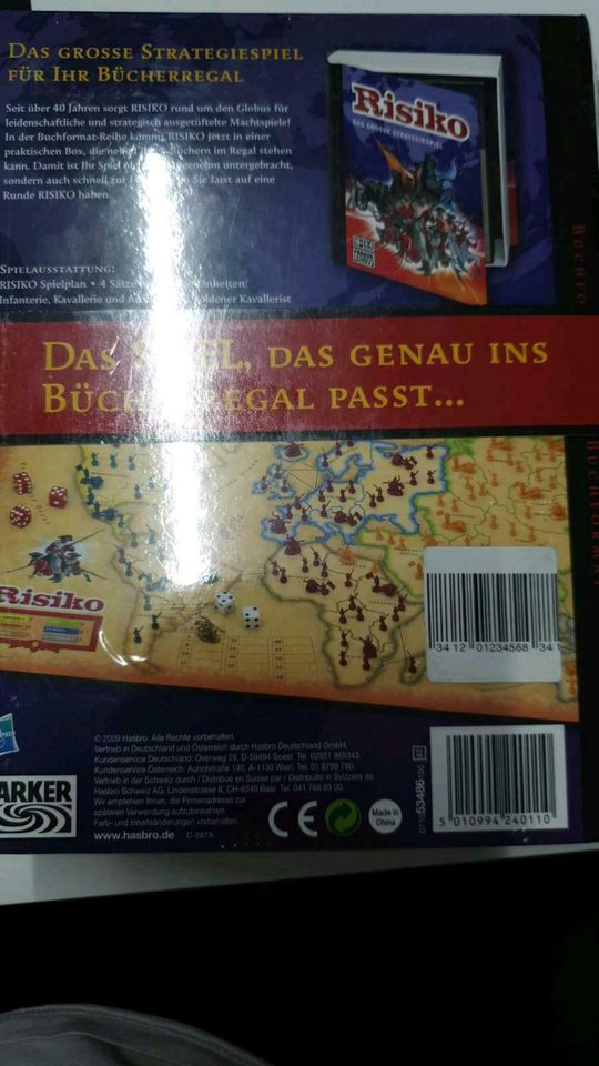 Hasbro Parker Risiko Sonderausgabe Buchformat NEU in Bürstadt