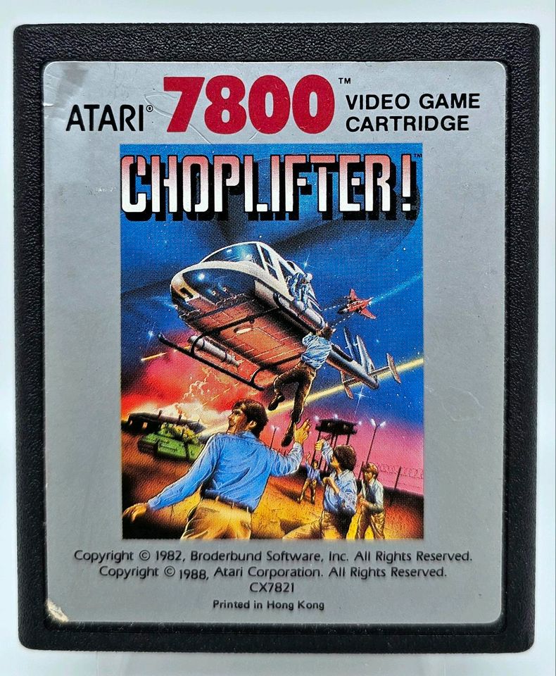 Atari 7800 Centipede Choplifter Karateka Super Huey Xevious Deser in Weiterstadt