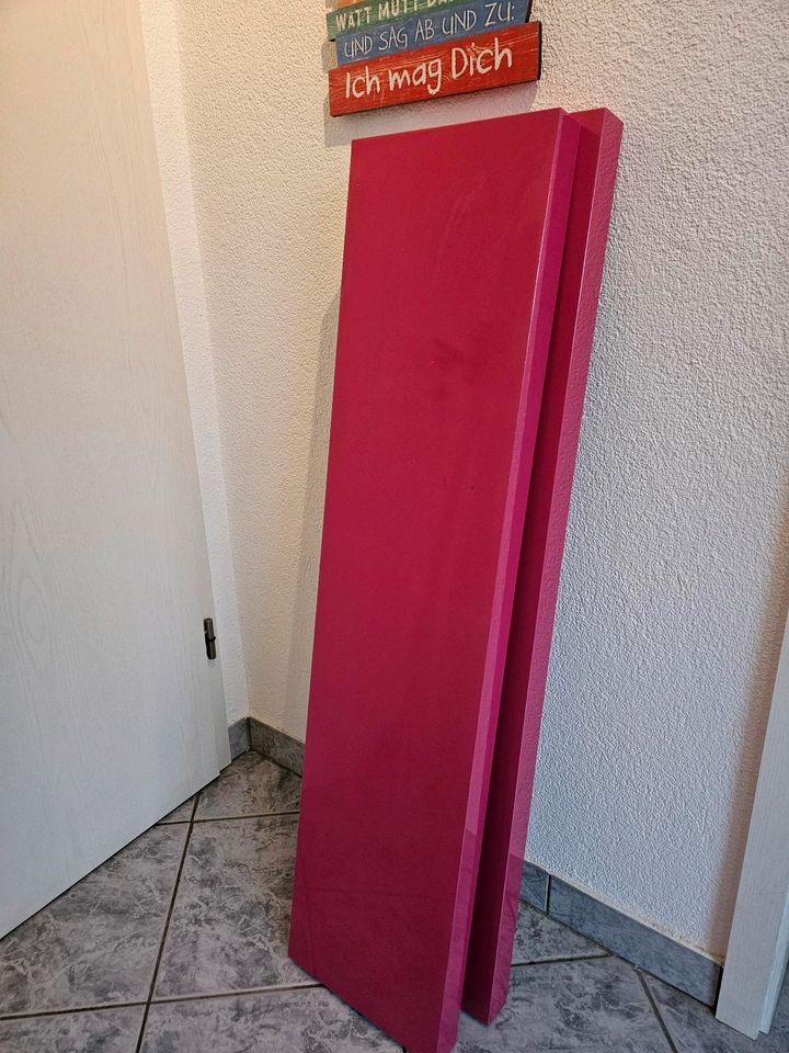 Ikea Lack Regal pink Hochglanz 110x26 2x vorhanden Wandboard in Ludwigsstadt