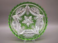 Kristallglas Glas-Schale alt Antik geschliffen Römer-Glas Grün Nordrhein-Westfalen - Herne Vorschau