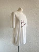 Original Saint Laurent Logo Tshirt oversized weiß pink S Nordrhein-Westfalen - Haltern am See Vorschau