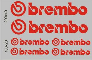 6x Brembo aufkleber set Nr.149 in Berlin - Neukölln, Tuning & Styling  Anzeigen