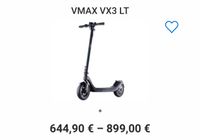 E-Scooter VMAX VX3 LT Lübeck - Kücknitz Vorschau