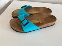 Birkenstock Madrid Lack Türkis Gr. 36 neuwertig top Nordrhein-Westfalen - Borgholzhausen Vorschau