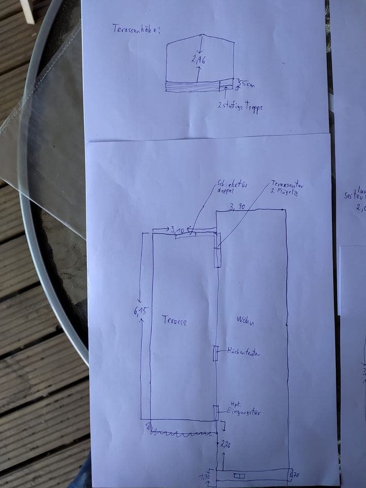 Tiny House Mobilheim Ferienhaus möbliert, Dachbleche, Massivholz in Lorup