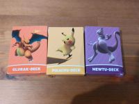 Pokemon Deckboxen. Glurak. Pikachu. Mewtu Thüringen - Gotha Vorschau