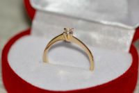 Verlobungsring Goldring Ring 585/14 Karat Gold Gr. 12/52/ 14 / 54 Bayern - Rohrbach Vorschau