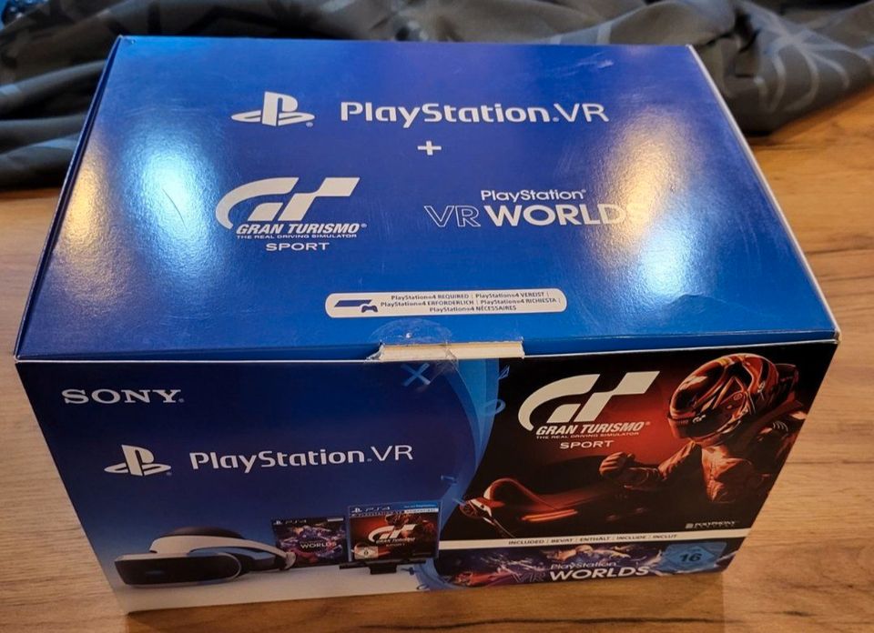 PSVR Playstation VR Brille in OVP PS4 PS5 inkl. Spiel Ace Combat in Sinntal