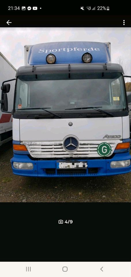 Mercedes Atego 817 LKW Pferdetransporter in Kaiserslautern